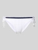 Banana Moon Slim Fit Bikinihose mit Strukturmuster Modell 'Jada' Weiss