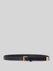 Lauren Ralph Lauren Riem van echt leer met logodetail Zwart