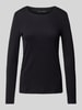 Christian Berg Woman Longsleeve met ronde hals Zwart