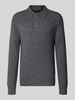 Jake*s Studio Men Regular Fit Pullover mit Baumwoll-Woll-Anteil Modell 'WALTER' Rauchblau Melange
