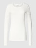 Armedangels Shirt met lange mouwen en ronde hals, model 'ENRICCAA SOFT' Offwhite