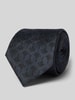 JOOP! COLLECTION Zijden stropdas in all-over look Marineblauw