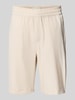 Casual Friday Regular Fit Shorts mit elastischem Bund Modell 'Samos' Sand