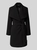 Lauren Ralph Lauren Płaszcz z szerokim kołnierzem i wiązanym paskiem Czarny