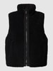 DKNY PERFORMANCE Keerbaar gilet met imitatiebont Zwart