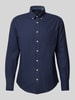 Fynch-Hatton Freizeithemd mit Button-Down-Kragen Marine