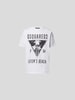 Dsquared2 T-Shirt mit Label-Prints Weiss