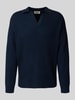 Drykorn Gebreide pullover met polokraag Blauw