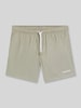 HUGO Badehose mit Tunnelzug Modell 'HAITI' Beige