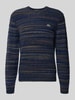 Lacoste Regular fit gebreide pullover van wolmix Donkerblauw