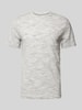 Tom Tailor Regular Fit T-Shirt aus Baumwoll-Mix mit Brusttasche Hellgrau