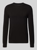 Marc O'Polo Regular Fit Pullover aus reiner Baumwolle Black