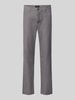 bugatti Straight Fit Hose aus Baumwoll-Mix Modell 'Yarn' Mittelgrau