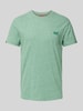Superdry T-Shirt mit Label-Stitching Tuerkis Melange