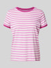 Jake*s Casual T-Shirt mit Rundhalsausschnitt Pink