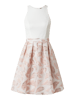 Swing Cocktailkleid mit floralem Muster Rosé