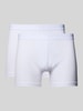 Falke Boxershort met elastische logoband in een set van 2 stuks Wit