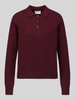 Jake*s Casual Regular Fit Pullover aus reinem Kaschmir Pflaume