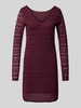 Vero Moda Slim Fit Mini Kleid aus Spitze Modell ZOE 2-WAY' Bordeaux