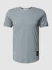 Calvin Klein Jeans T-shirt met labeldetail Lichtgrijs
