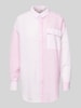 A-view Regular fit overhemdblouse met structuurmotief, model 'Mila' Roze
