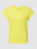 Jake*s Casual T-shirt met ronde hals Geel