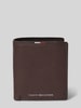 Tommy Hilfiger Portemonnee van runderleer Donkerbruin