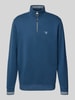 Barbour Slim Fit Sweatshirt aus reiner Baumwolle Modell 'ROSFORD' Jeansblau