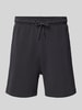 Jack & Jones Sweatshorts met elastische band, model 'GORDON' Marineblauw