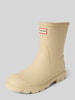 Hunter Rubberen laarzen met logo Beige