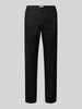 Casual Friday Regular Fit Leinenhose mit Eingrifftaschen Modell 'Pandrup' Black