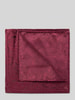 OLYMP Einstecktuch aus Seide mit Jacquardstruktur Bordeaux