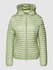 SAVE THE DUCK Steppjacke mit Label-Patch Modell 'ALEXA' Lindgrün