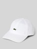 Lacoste Basecap mit Logo-Patch in unifarbenem Design Weiss