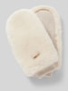 Barts Handschuhe mit Label-Detail Modell 'Fur Mitts' Offwhite