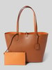 Lauren Ralph Lauren Handtas met labelprint Cognac