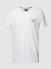Tommy Hilfiger T-shirt met labelprint Wit
