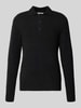 Only & Sons Relaxed Fit Strickpolo aus Baumwoll-Mix Modell 'DALE LIFE' Black