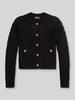 Polo Ralph Lauren Strickjacke mit Zierknöpfen BLACK