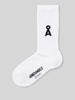 Armedangels Socken mit Logo-Detail Modell 'SAAMUS' Weiss