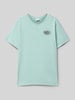 s.Oliver RED LABEL Regular Fit T-Shirt aus reiner Baumwolle Tuerkis