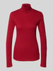 Marc O'Polo Denim Slim Fit Rollkragenpullover aus Baumwoll-Mix Rot