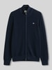 GANT Regular Fit Strickjacke aus reiner Baumwolle Marine
