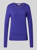 Christian Berg Woman Gebreide pullover met ronde hals Violet