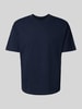 MCNEAL Regular fit T-shirt met ronde hals Donkerblauw