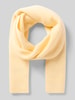 Christian Berg Woman Grof gebreide sjaal in rechthoekig model Lichtgeel