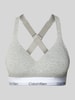 Calvin Klein Underwear Bralette met gewatteerde cups, model 'Lift' Lichtgrijs