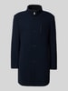Roy Robson Płaszcz ze stójką Granatowy
