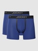 Jockey Trunks in unifarbenem Design Dunkelblau