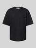 REVIEW T-Shirt mit Brusttasche Black